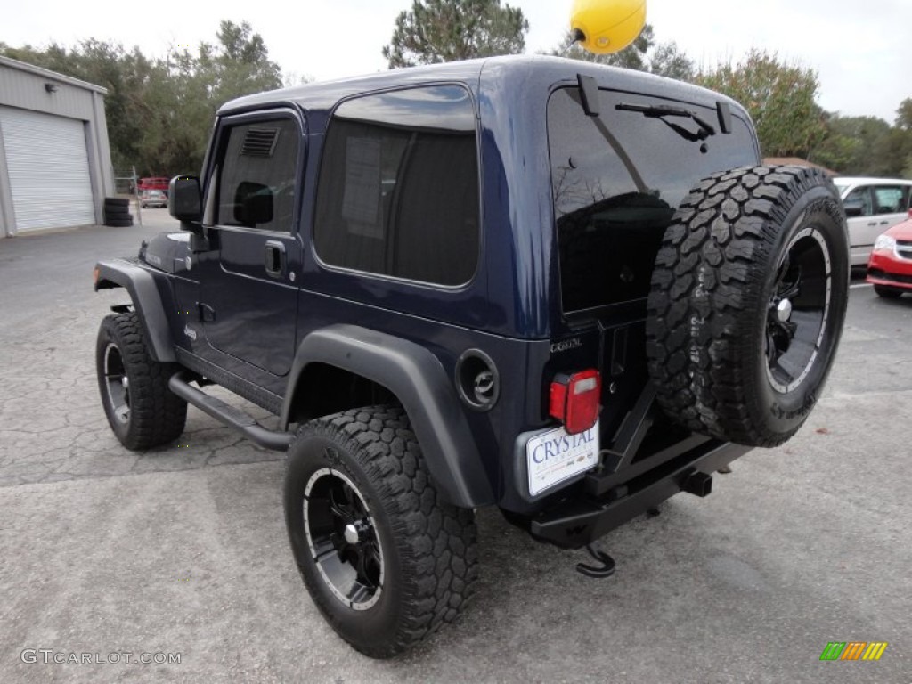 2006 Wrangler Rubicon 4x4 - Midnight Blue Pearl / Dark Slate Gray photo #3