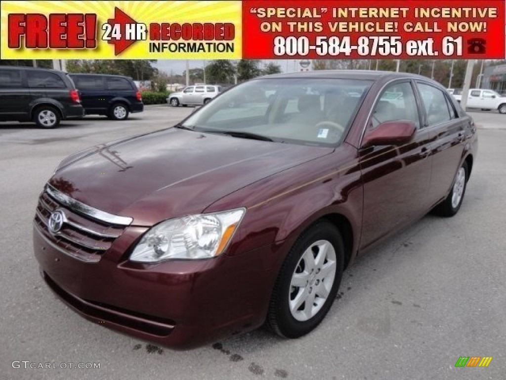 2006 Avalon XL - Cassis Red Pearl / Ivory photo #1