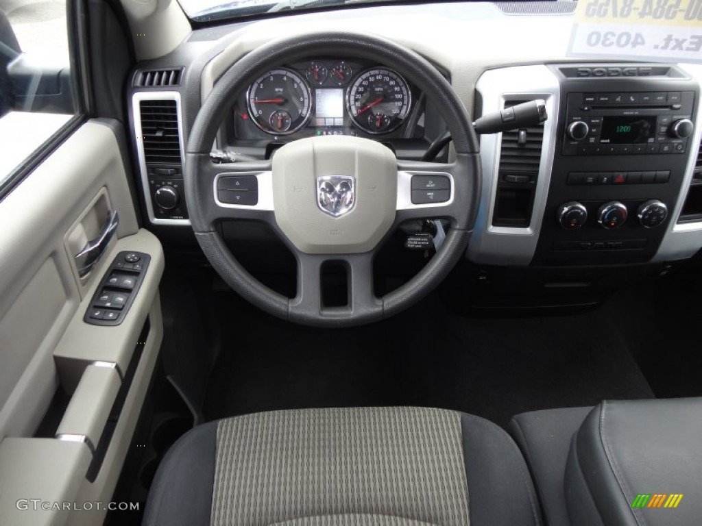 2011 Ram 1500 SLT Quad Cab - Deep Water Blue Pearl / Dark Slate Gray/Medium Graystone photo #6