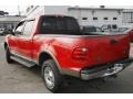 2002 Bright Red Ford F150 Lariat SuperCrew 4x4  photo #8