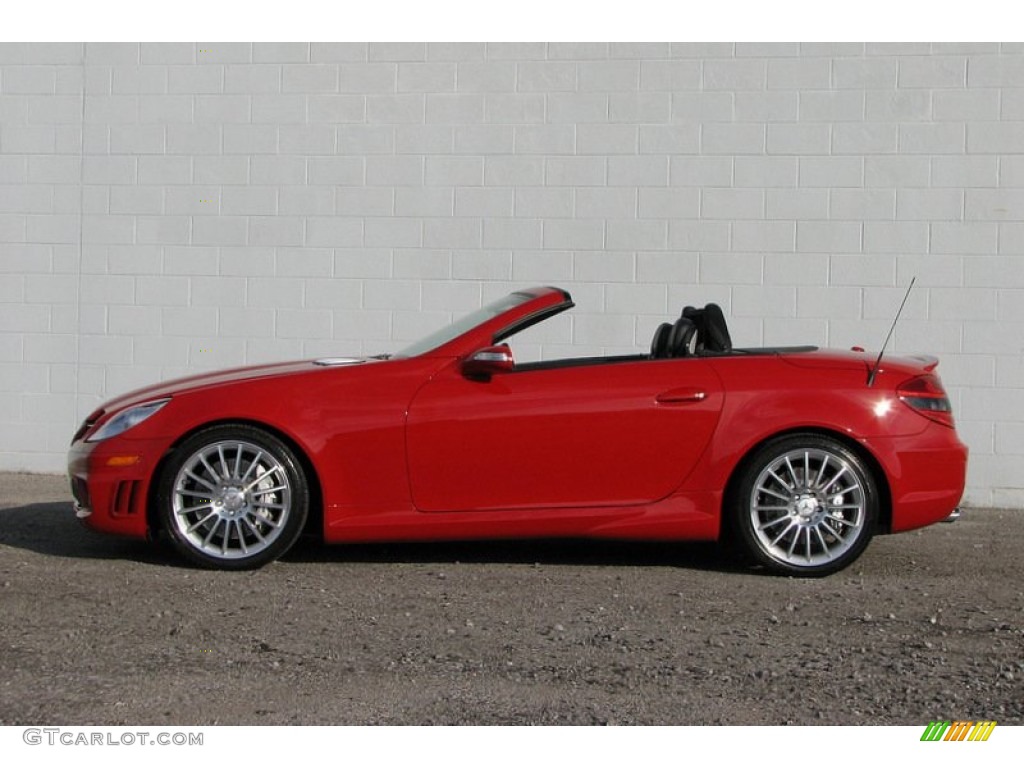 Mars Red 2007 Mercedes-Benz SLK 55 AMG Roadster Exterior Photo #58758345