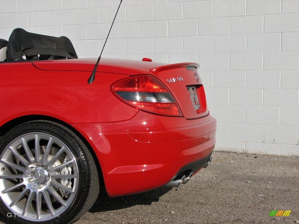 2007 SLK 55 AMG Roadster - Mars Red / Black photo #17