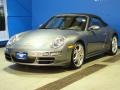 2008 Meteor Grey Metallic Porsche 911 Carrera S Cabriolet  photo #4