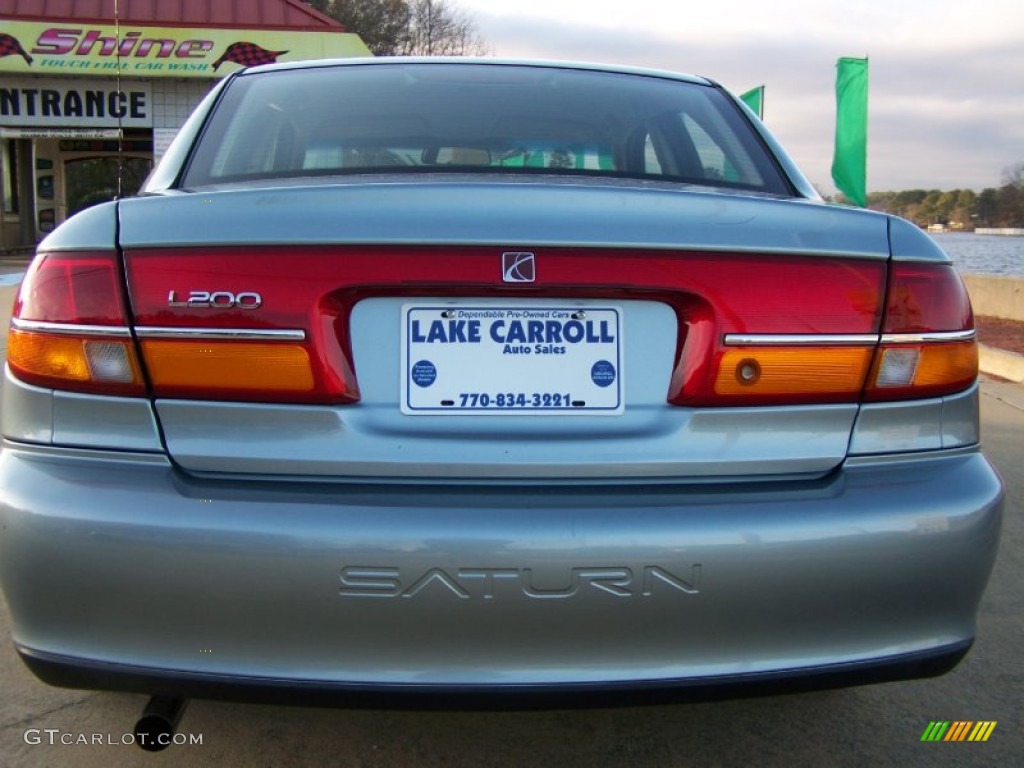 2002 L Series L200 Sedan - Silver Blue / Gray photo #4