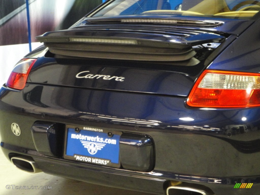 2008 911 Carrera Coupe - Midnight Blue Metallic / Sand Beige photo #21