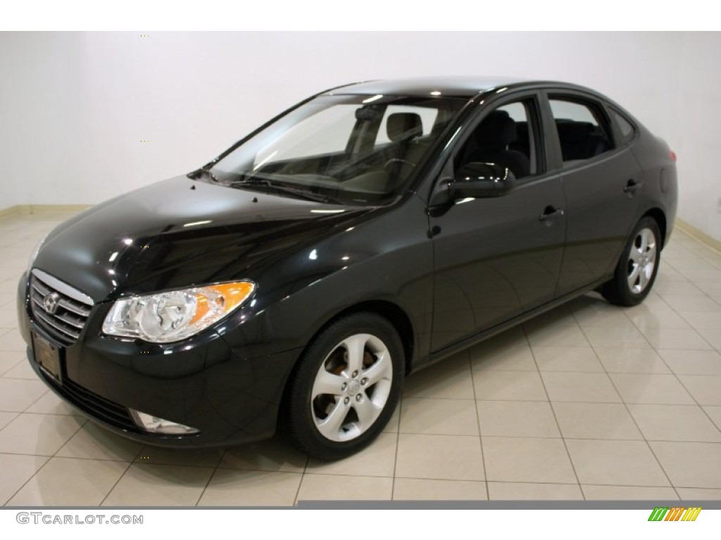 2007 Black Pearl Hyundai Elantra SE Sedan 58724963 Photo 3 GTCarLot