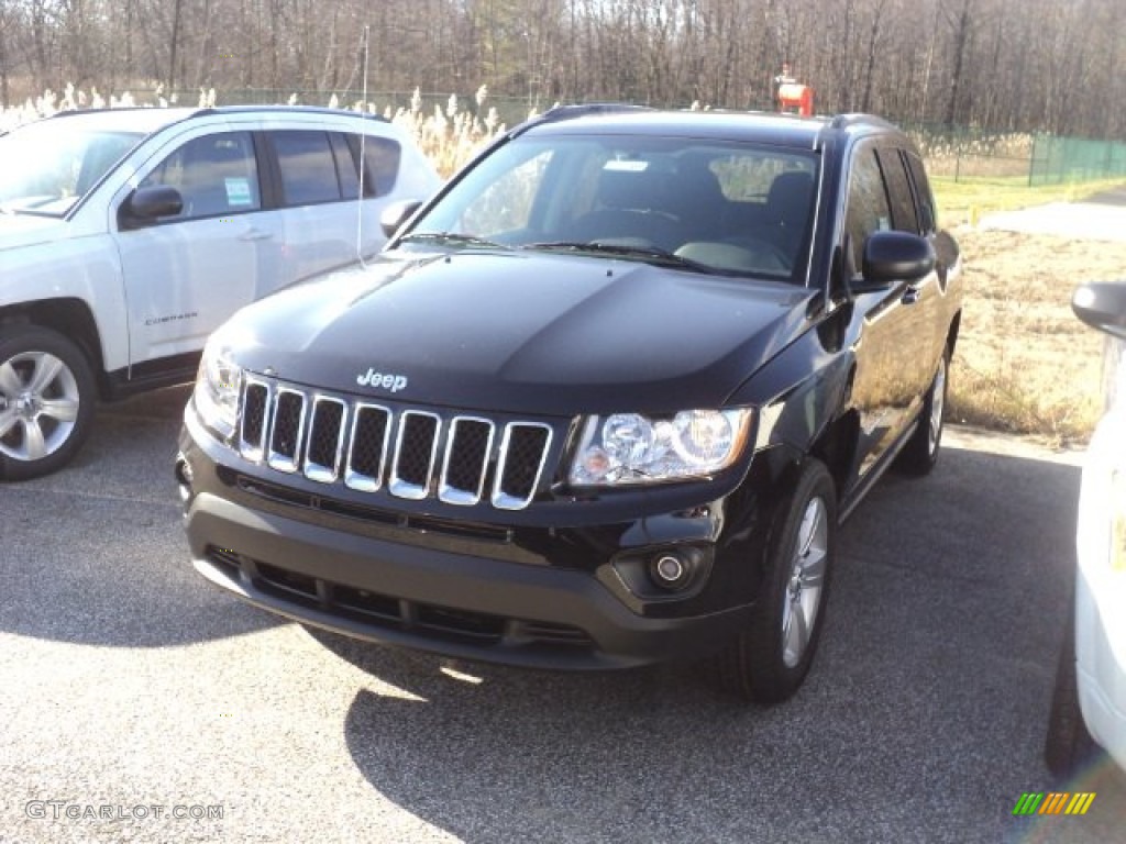 2012 Compass Latitude 4x4 - Black / Dark Slate Gray photo #1