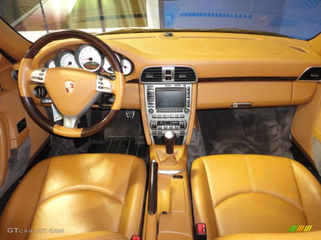 2008 911 Carrera 4S Cabriolet - Macadamia Metallic / Natural Brown photo #16