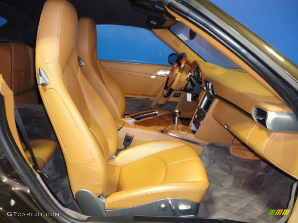 2008 911 Carrera 4S Cabriolet - Macadamia Metallic / Natural Brown photo #24