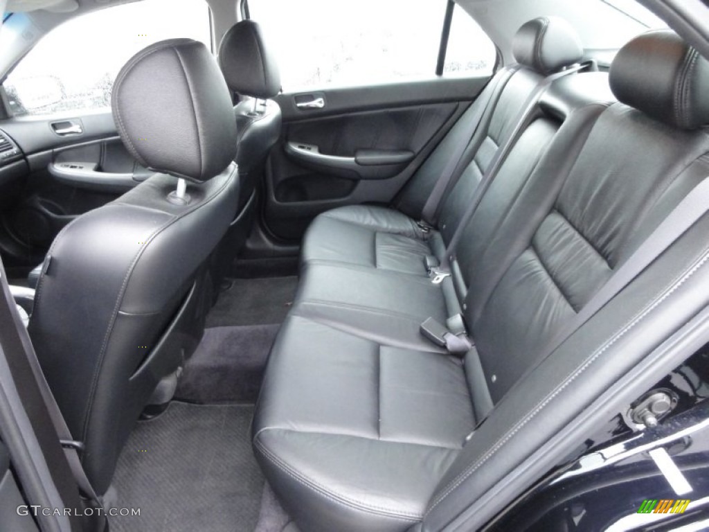 Black Interior 2007 Honda Accord EX-L Sedan Photo #58763178