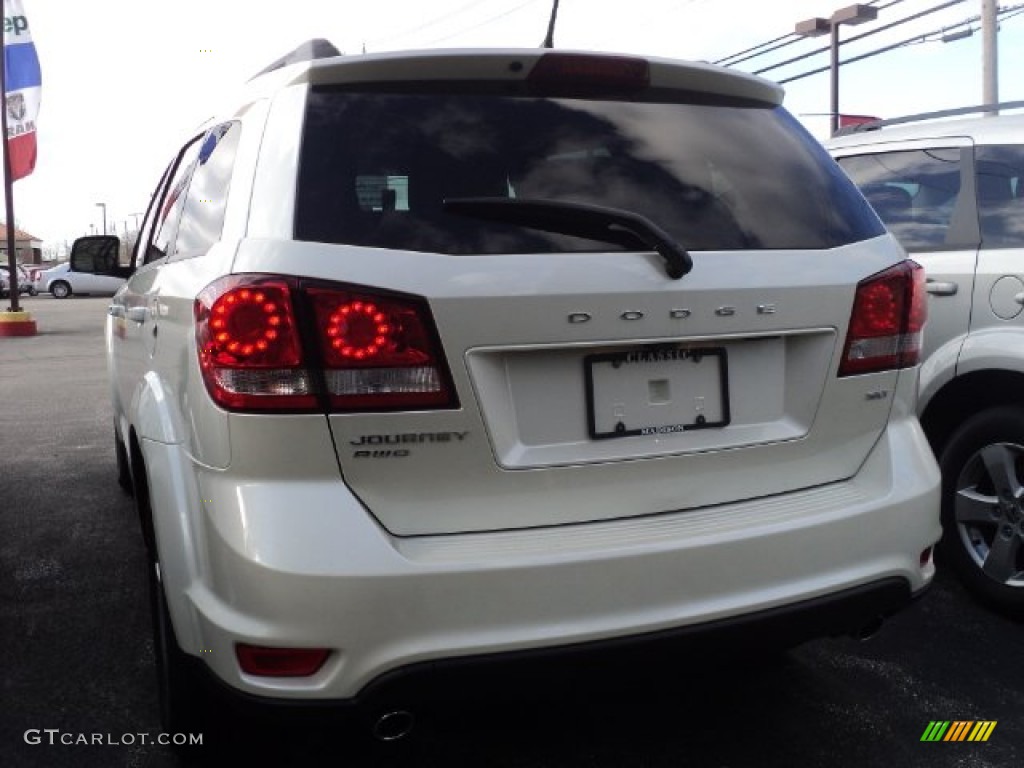 2012 Journey SXT AWD - Ivory White Tri-Coat / Black/Light Frost Beige photo #4