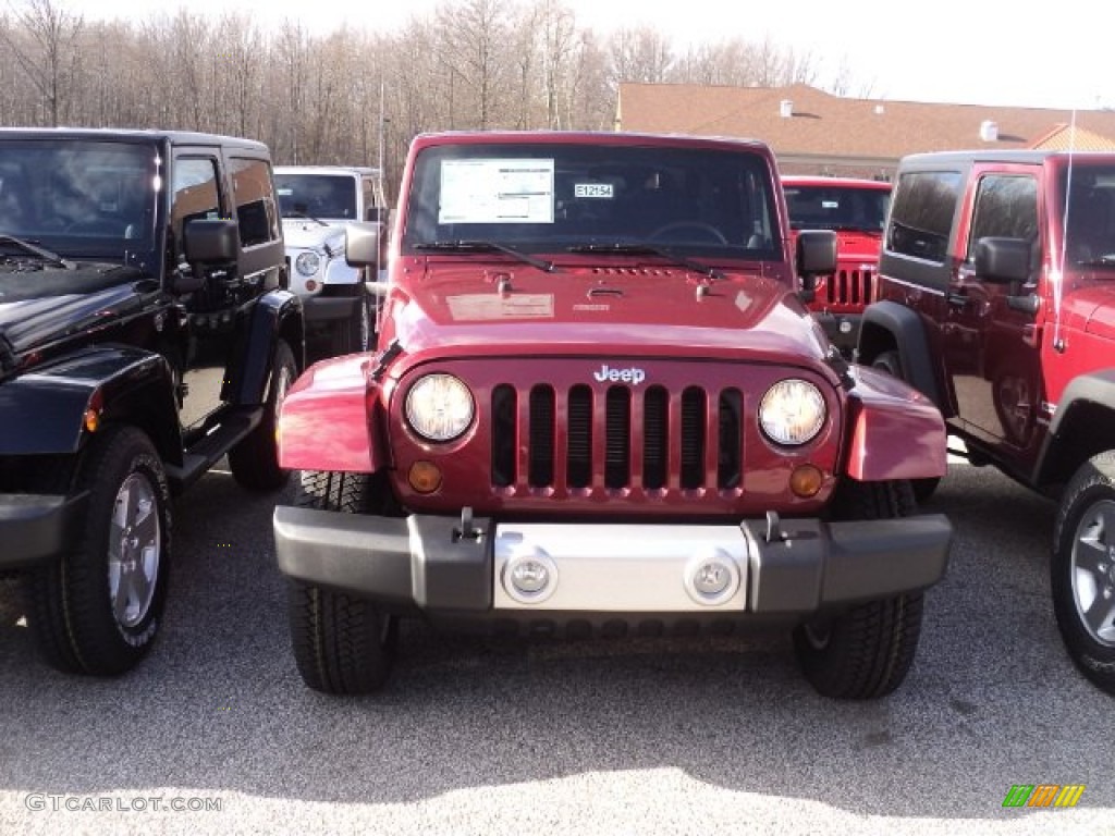 Cherry Red Jeep