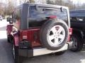 2012 Deep Cherry Red Crystal Pearl Jeep Wrangler Sahara 4x4  photo #3