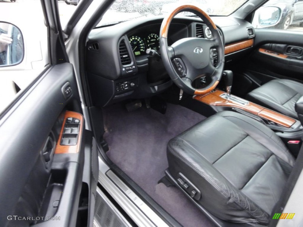 Graphite Interior 2002 Infiniti QX4 4x4 Photo #58763484
