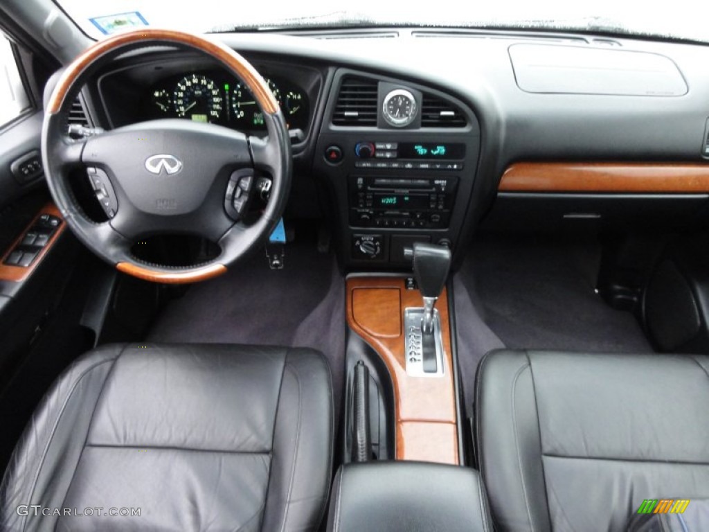 2002 Infiniti QX4 4x4 Graphite Dashboard Photo #58763646