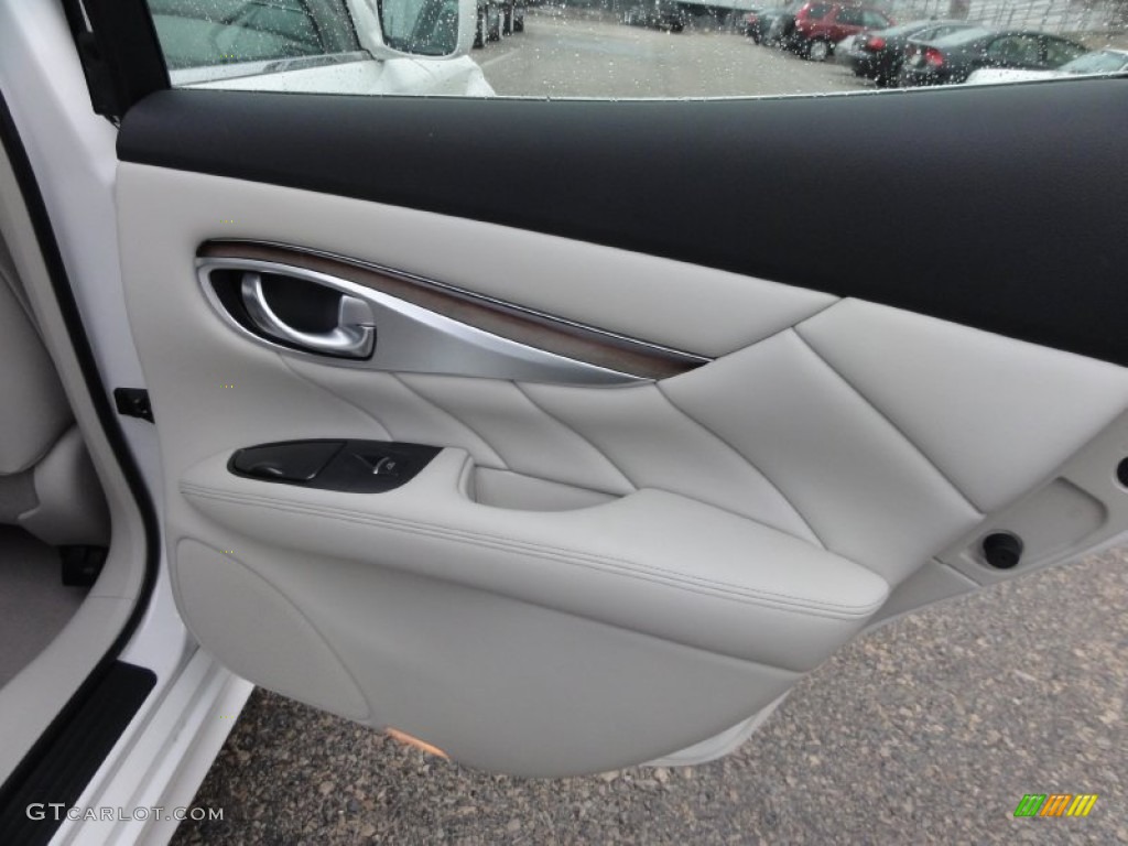 2011 Infiniti M 37x AWD Sedan Graphite Door Panel Photo #58766046