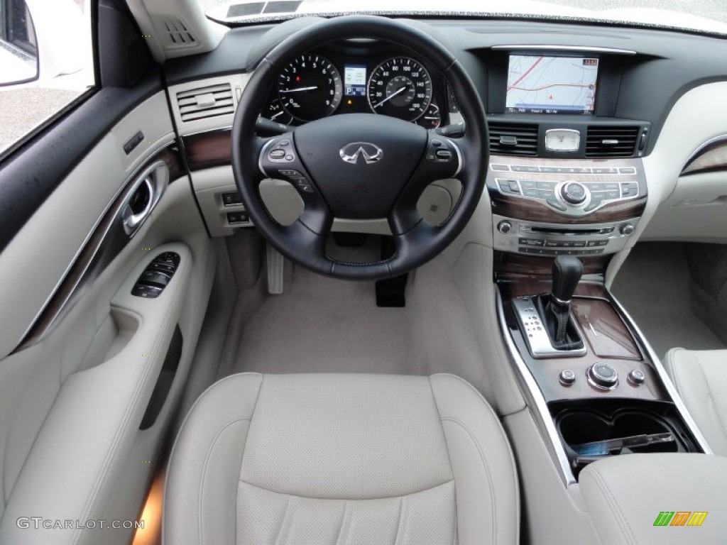 Graphite Interior 2011 Infiniti M 37x AWD Sedan Photo #58766079