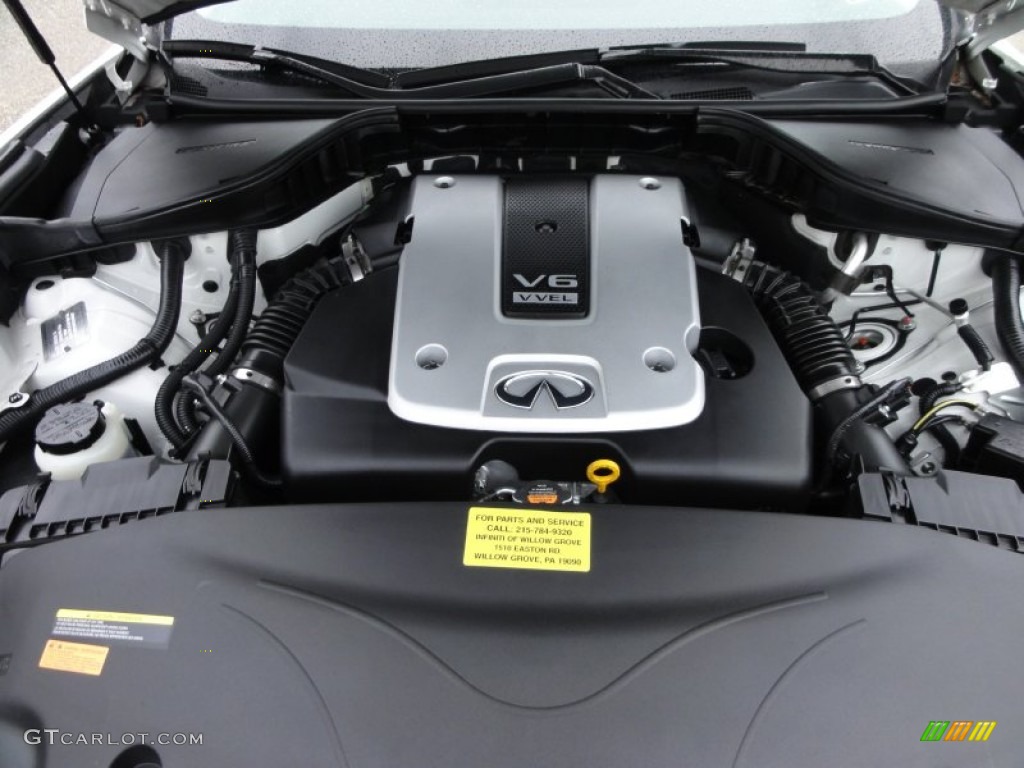 2011 Infiniti M 37x AWD Sedan 3.7 Liter DOHC 24-Valve VVEL CVTCS V6 Engine Photo #58766133