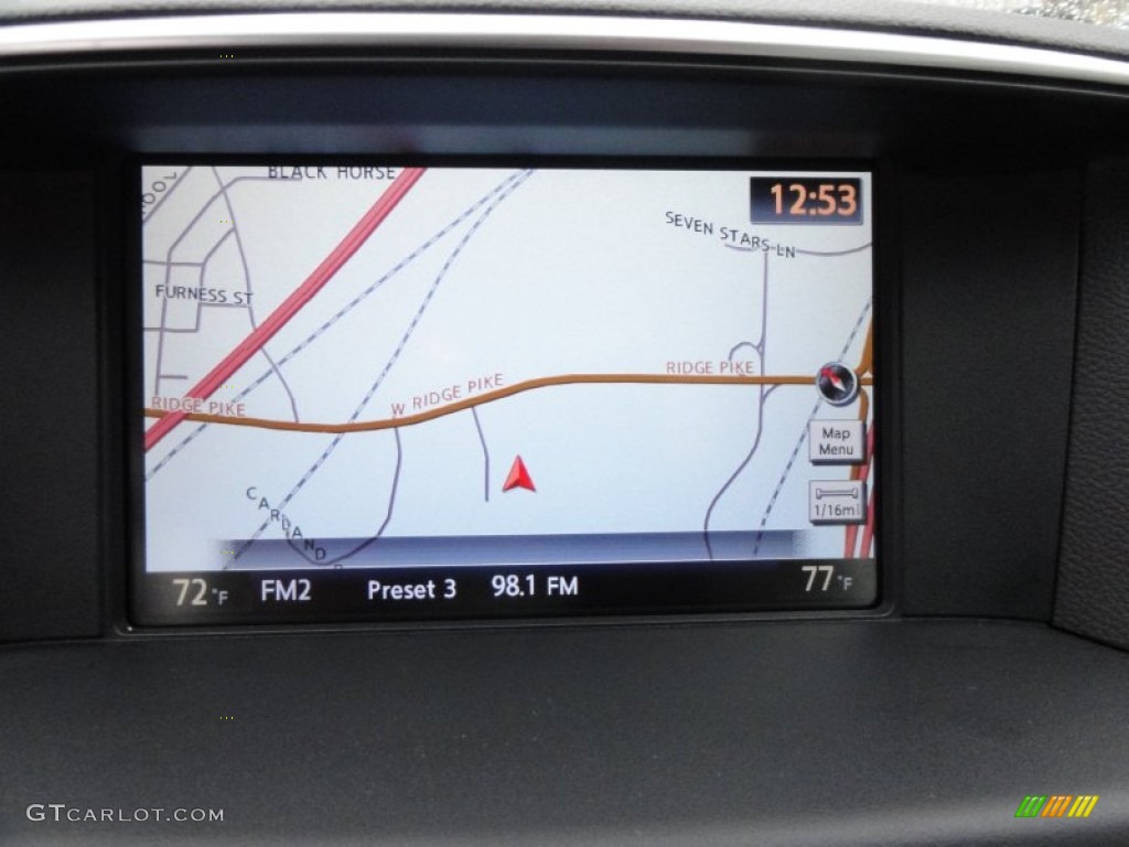 2011 Infiniti M 37x AWD Sedan Navigation Photos