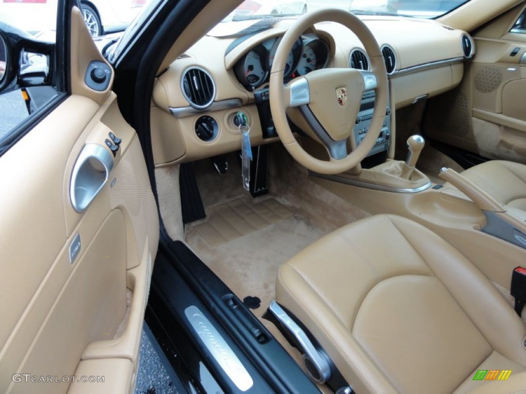 Sand Beige Interior 2006 Porsche Cayman S Photo #58767156
