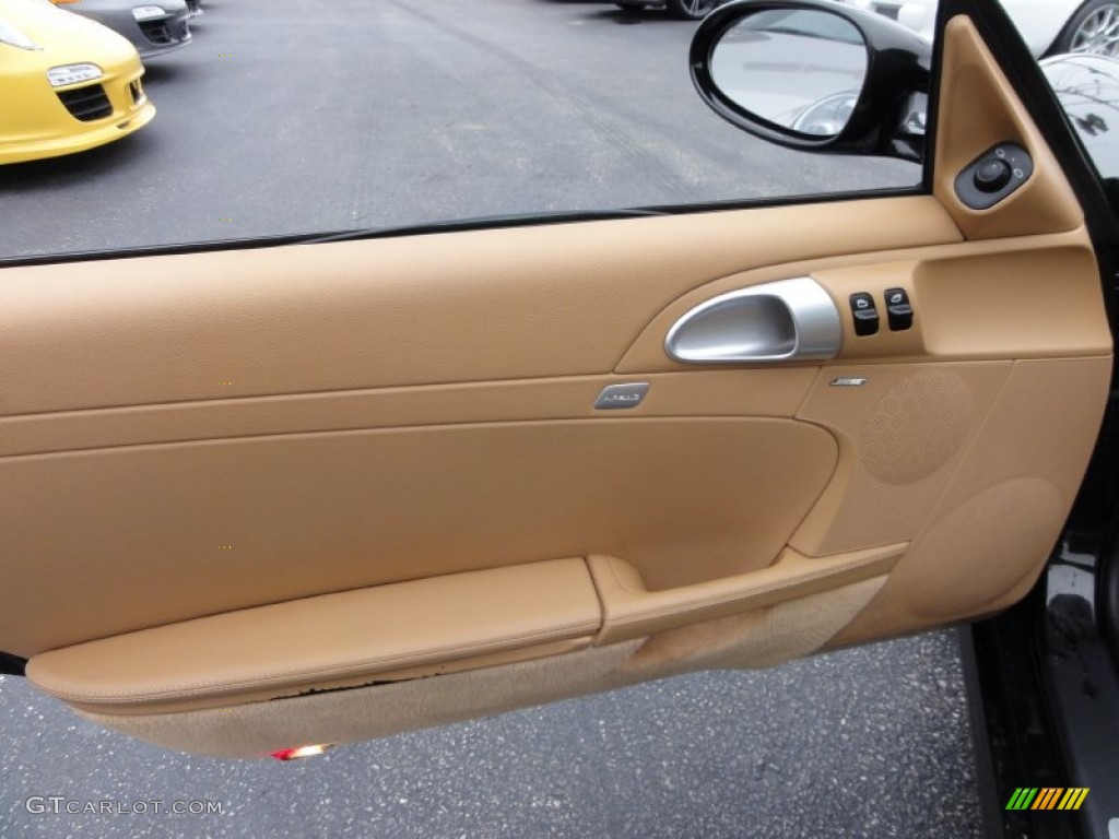 2006 Porsche Cayman S Sand Beige Door Panel Photo #58767165