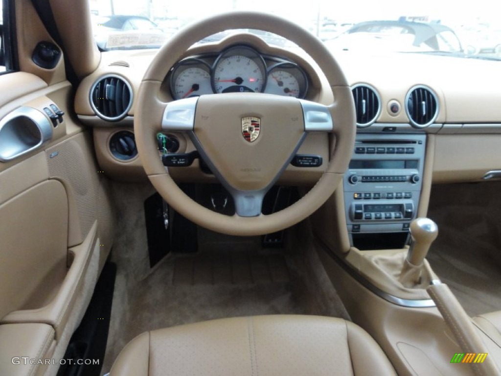 2006 Porsche Cayman S Sand Beige Dashboard Photo #58767306