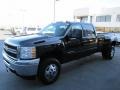 2011 Black Chevrolet Silverado 3500HD LT Crew Cab 4x4  photo #3