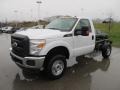 2012 Oxford White Ford F350 Super Duty XL Regular Cab 4x4 Chassis  photo #8