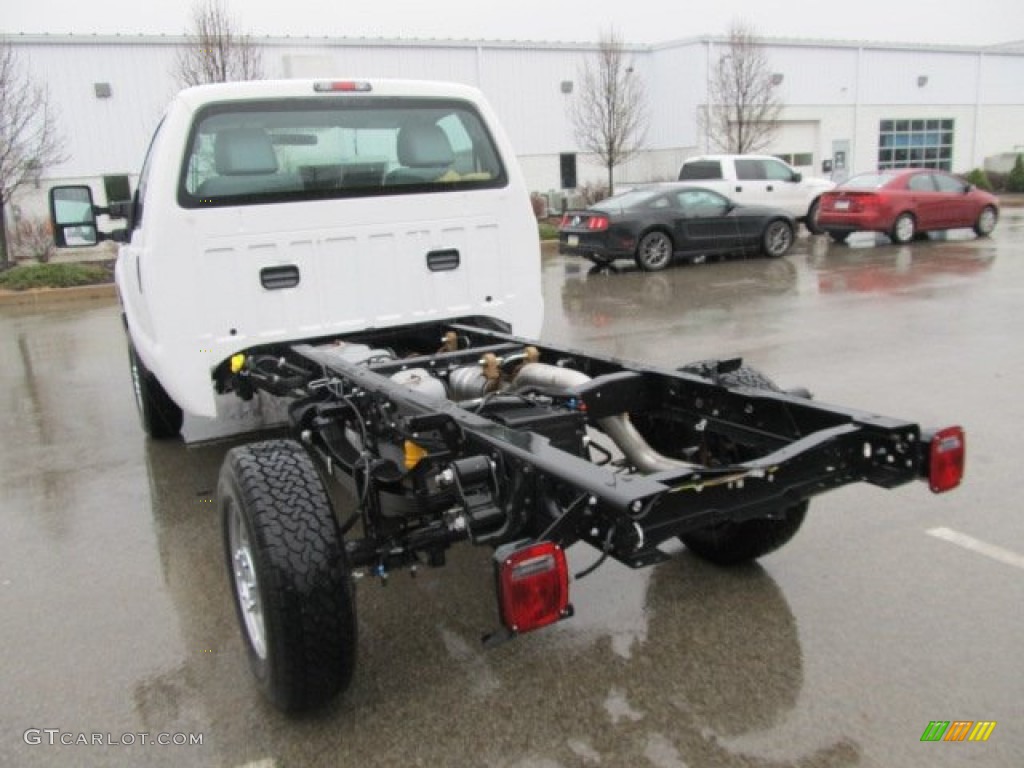 2012 F350 Super Duty XL Regular Cab 4x4 Chassis - Oxford White / Steel photo #10
