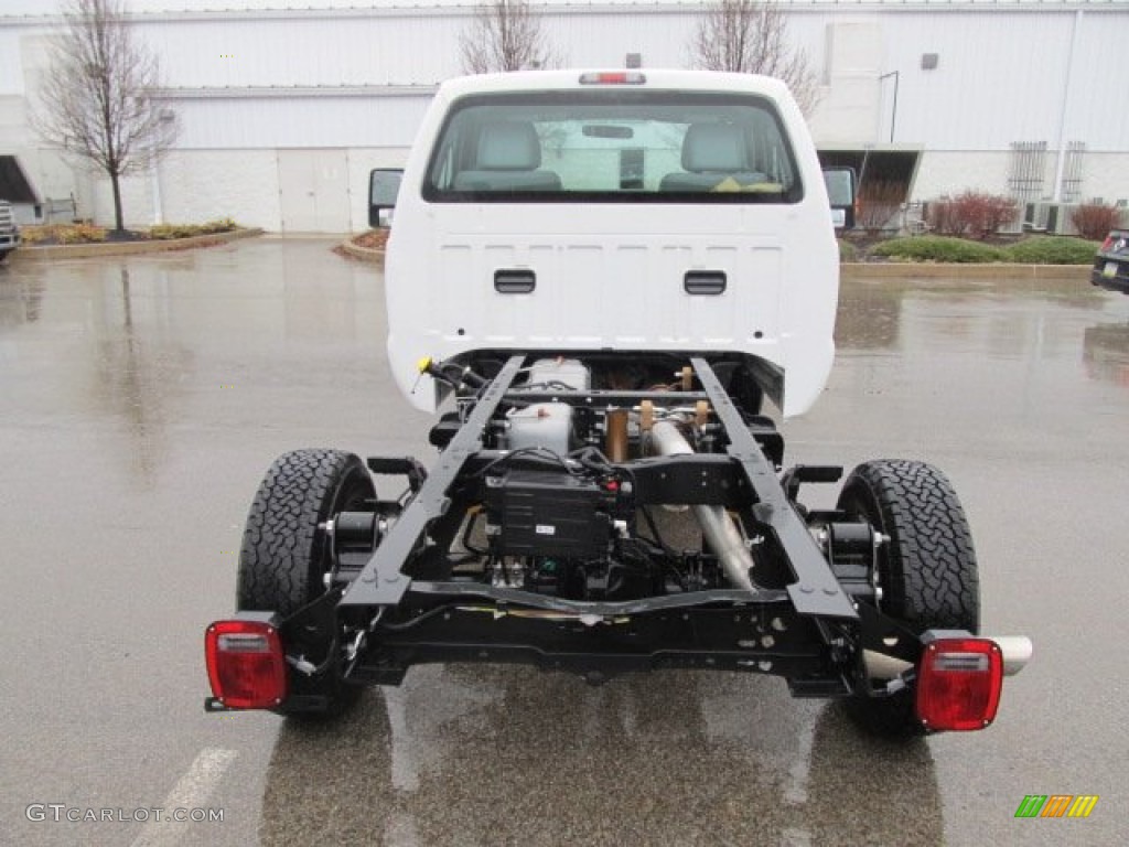 2012 F350 Super Duty XL Regular Cab 4x4 Chassis - Oxford White / Steel photo #11