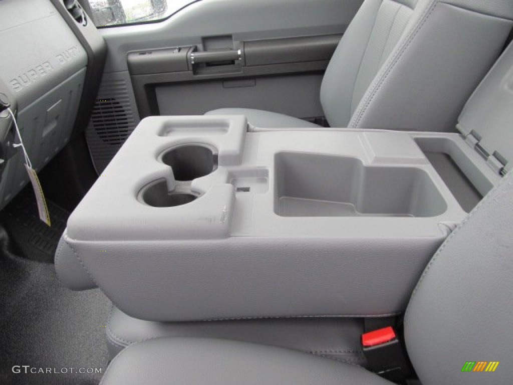 2012 F350 Super Duty XL Regular Cab 4x4 Chassis - Oxford White / Steel photo #17