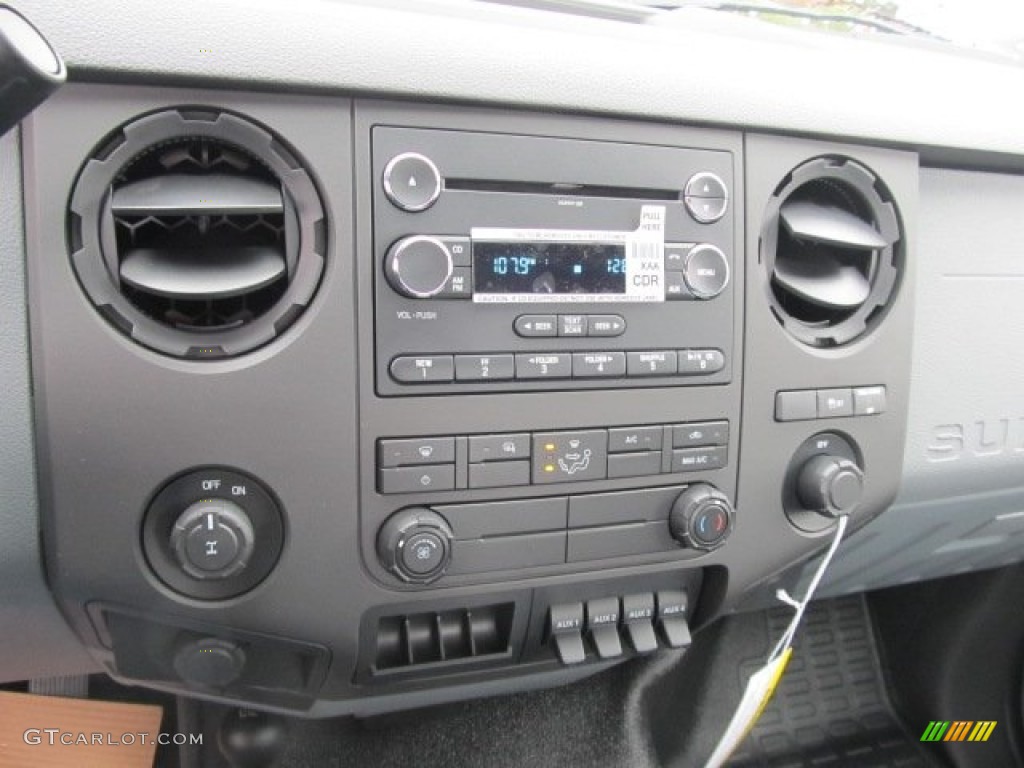 2012 F350 Super Duty XL Regular Cab 4x4 Chassis - Oxford White / Steel photo #20