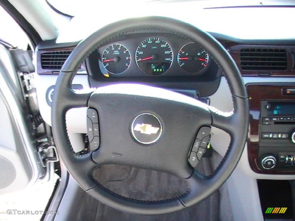 2011 Chevrolet Impala LT Gray Steering Wheel Photo #58768065