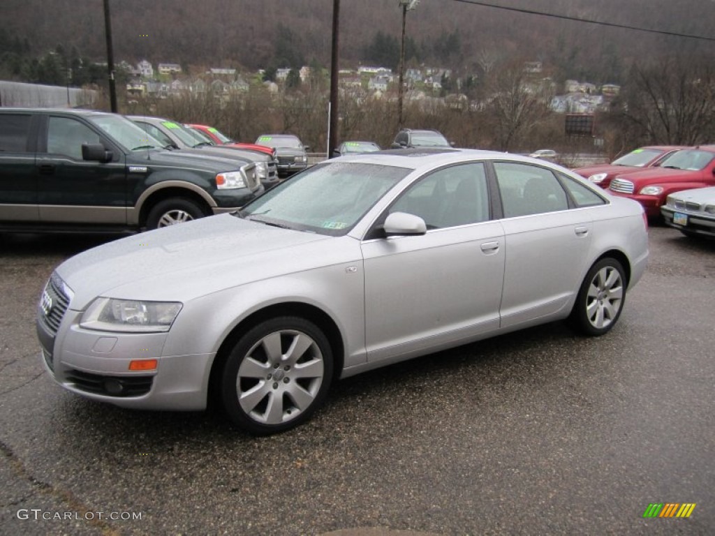 Light Silver Metallic 2005 Audi A6 3.2 quattro Sedan Exterior Photo #58769085