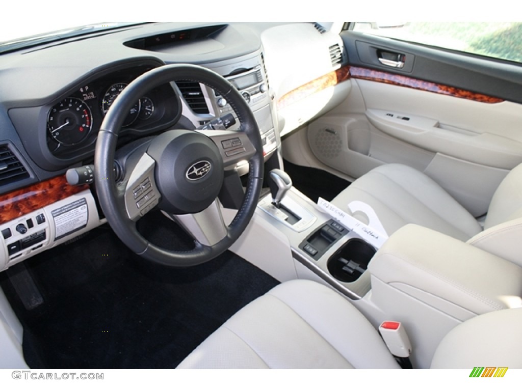 Warm Ivory Interior 2011 Subaru Outback 3.6R Limited Wagon Photo #58771074