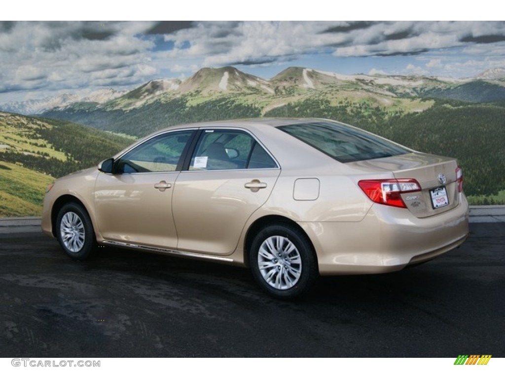 2012 Camry LE - Sandy Beach Metallic / Ivory photo #3