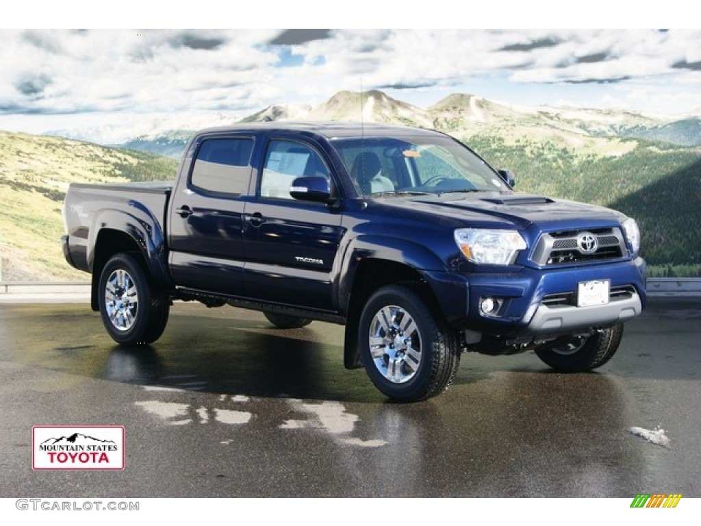 2012 Tacoma V6 TRD Sport Double Cab 4x4 - Nautical Blue Metallic / Graphite photo #1