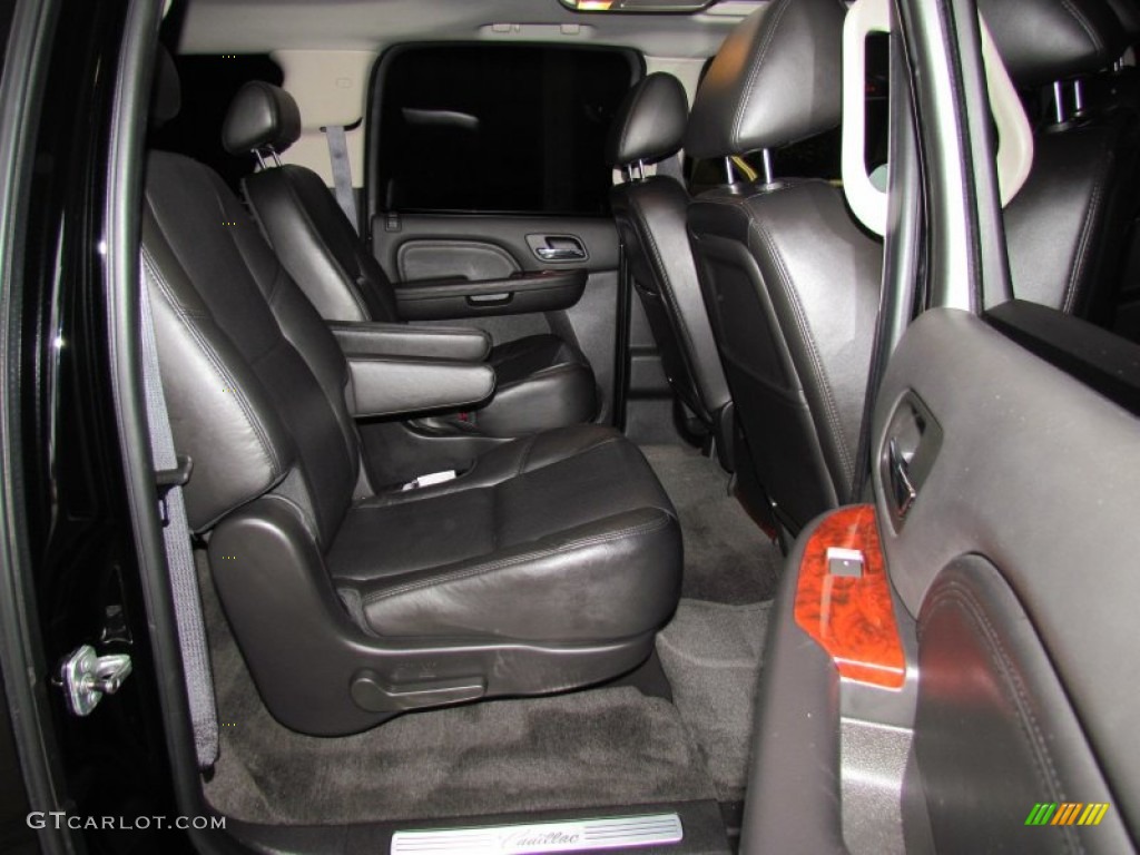 Ebony Interior 2010 Cadillac Escalade ESV Luxury Photo #58773957