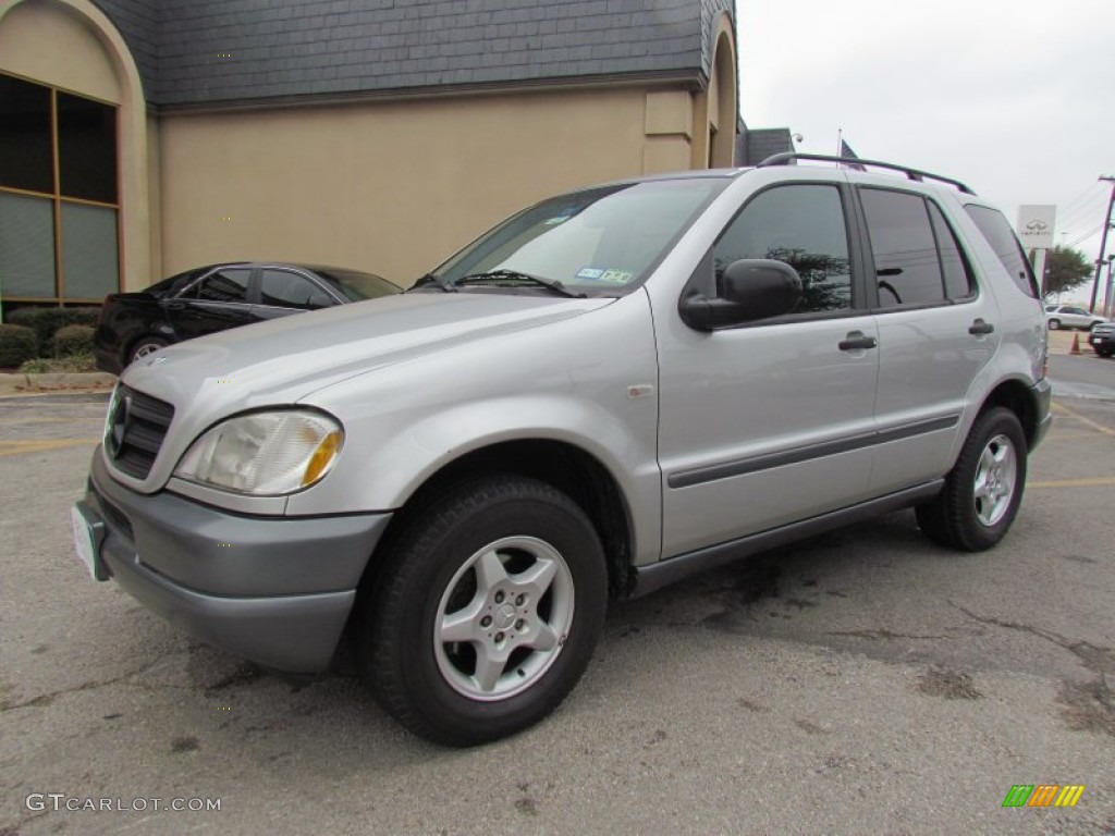 1999 ML 320 4Matic - Brilliant Silver Metallic / Grey photo #7