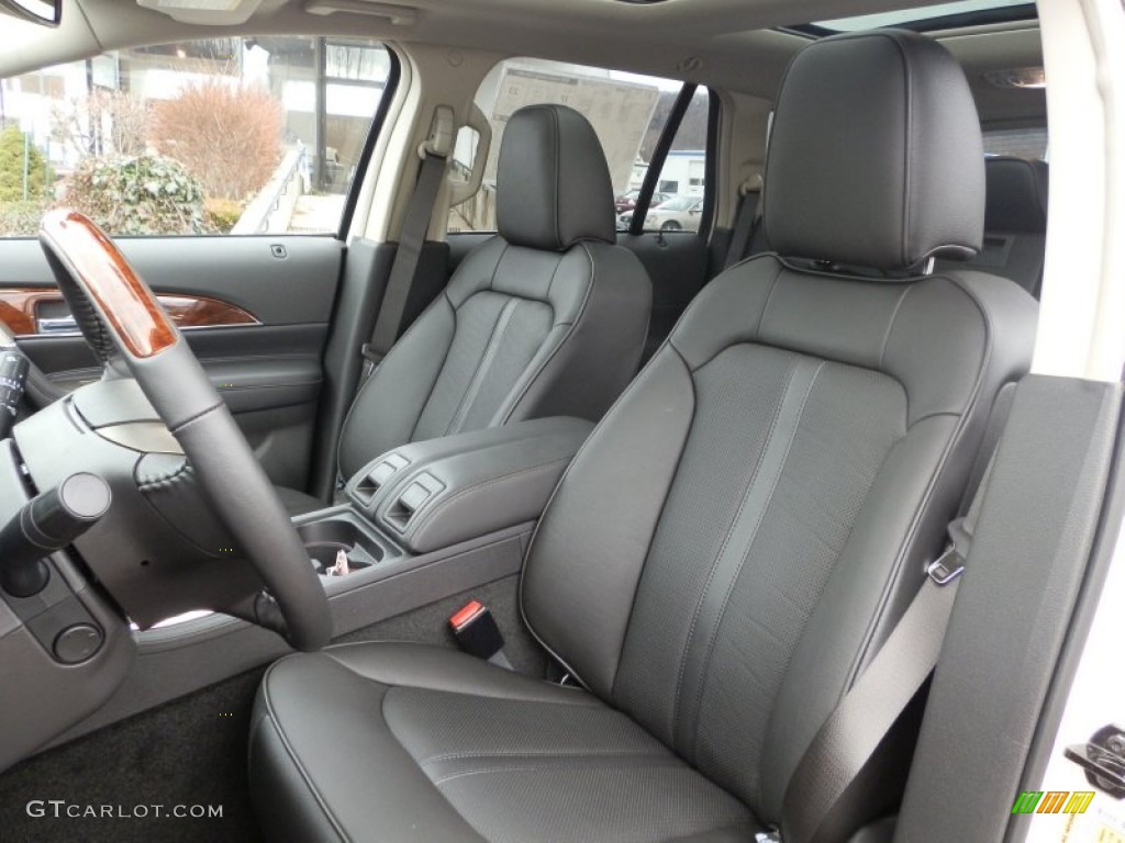 Charcoal Black Interior 2012 Lincoln MKX AWD Photo #58775883