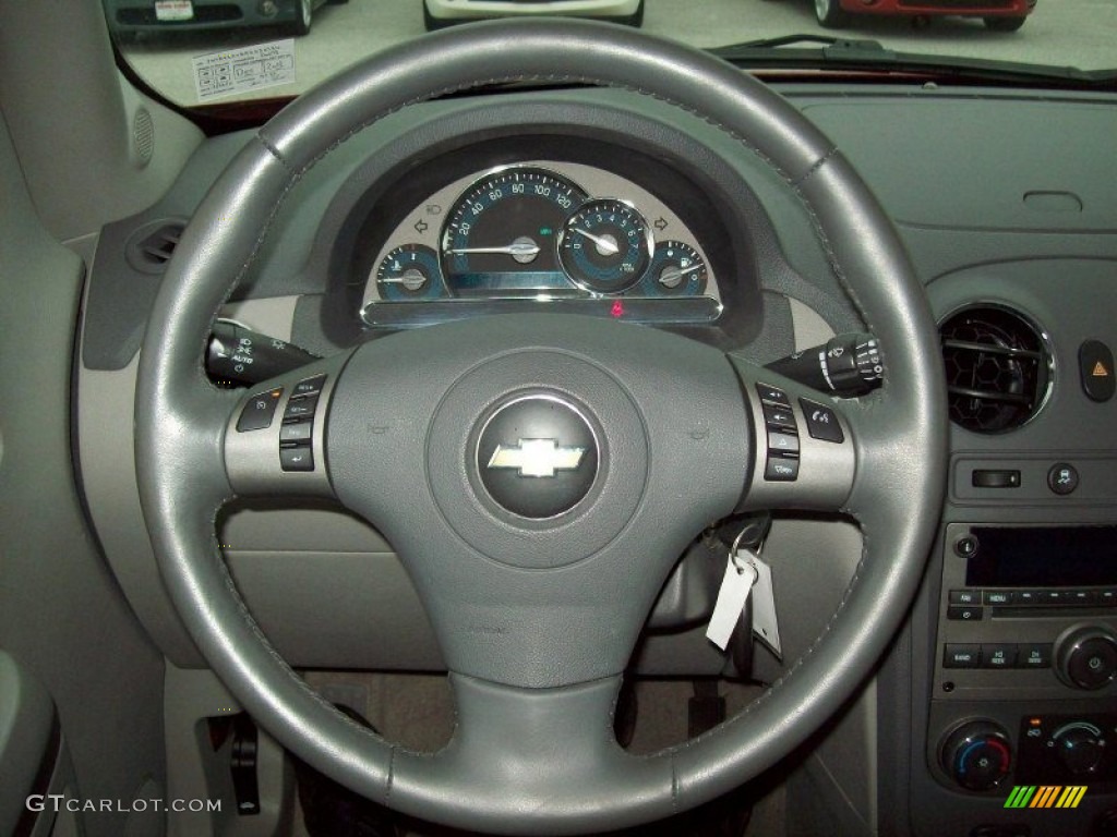 2010 Chevrolet HHR LT Gray Steering Wheel Photo #58776147