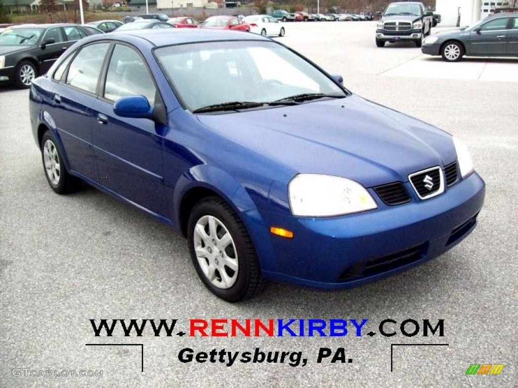 2004 Forenza S - Cobalt Blue Metallic / Gray photo #1