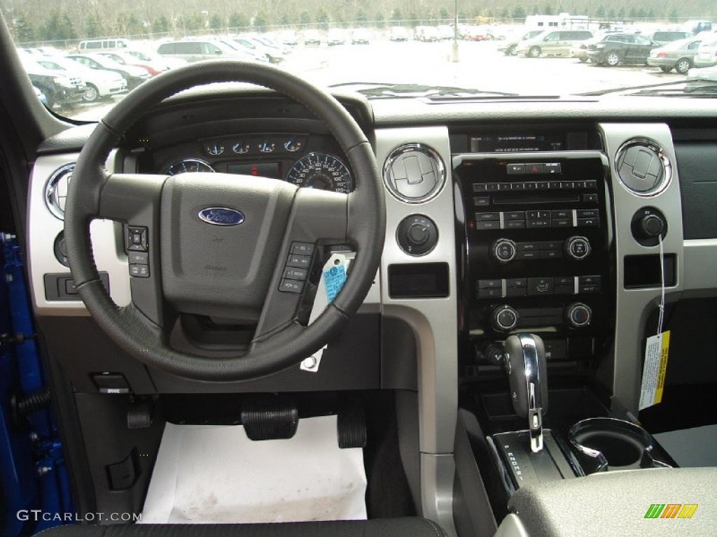 2011 Ford F150 FX4 SuperCab 4x4 Black Dashboard Photo #58776438