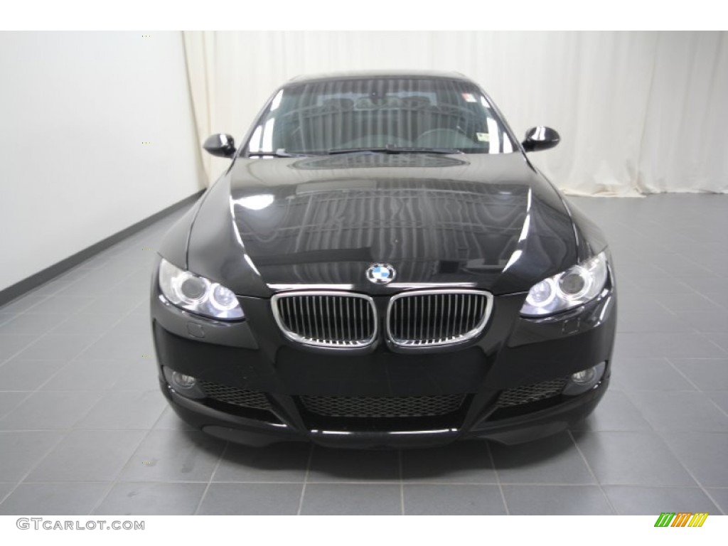 2008 3 Series 335i Convertible - Jet Black / Black photo #2