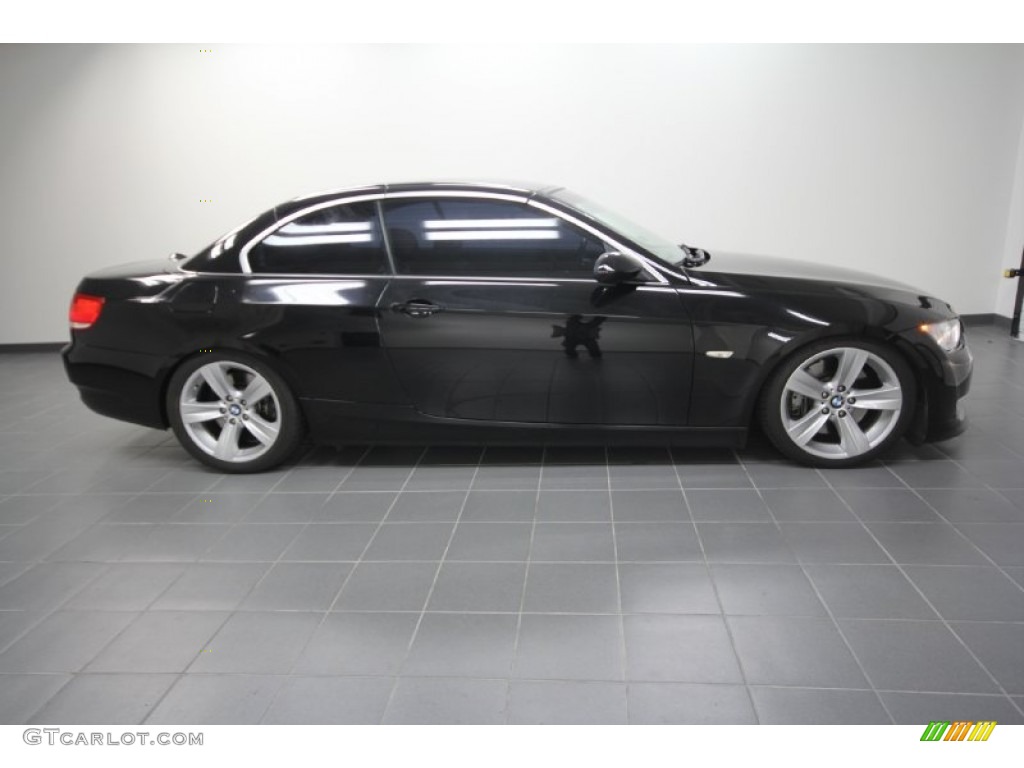 2008 3 Series 335i Convertible - Jet Black / Black photo #7