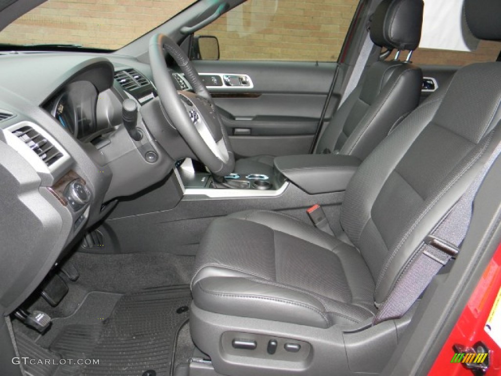 2012 Explorer Limited EcoBoost - Red Candy Metallic / Charcoal Black photo #10