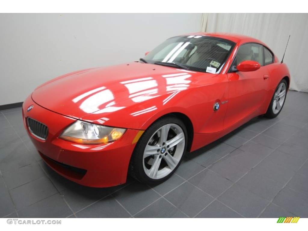 Bright Red 2008 BMW Z4 3.0si Coupe Exterior Photo #58780053