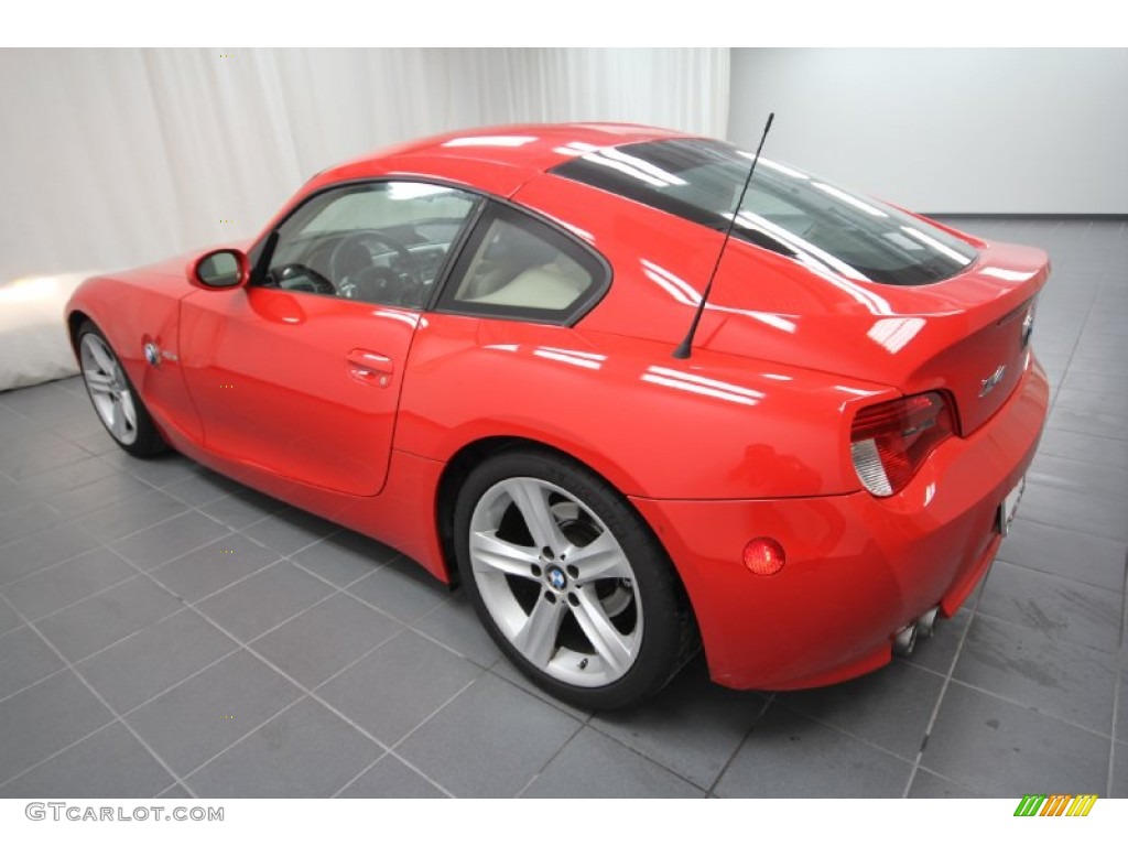 Bright Red 2008 BMW Z4 3.0si Coupe Exterior Photo #58780137