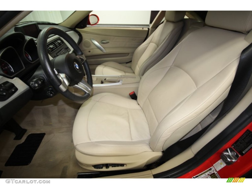 Beige Interior 2008 BMW Z4 3.0si Coupe Photo #58780161