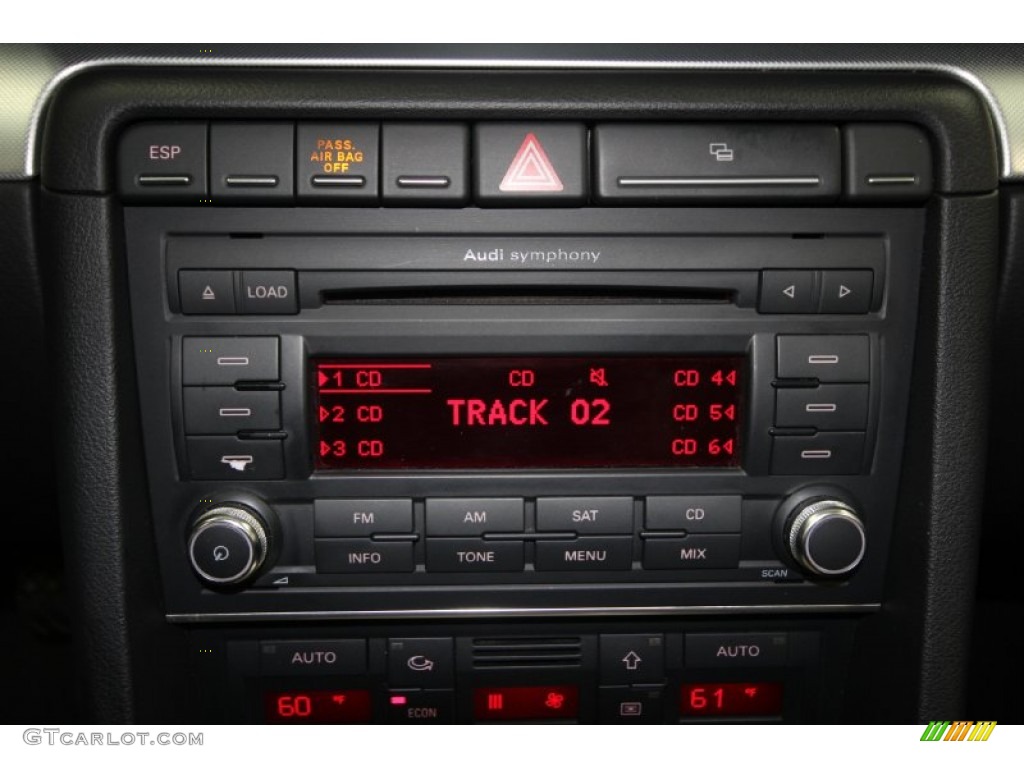 2007 Audi A4 2.0T quattro Sedan Audio System Photo #58781790
